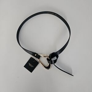 NWT Martina Mori Leather Knot Belt